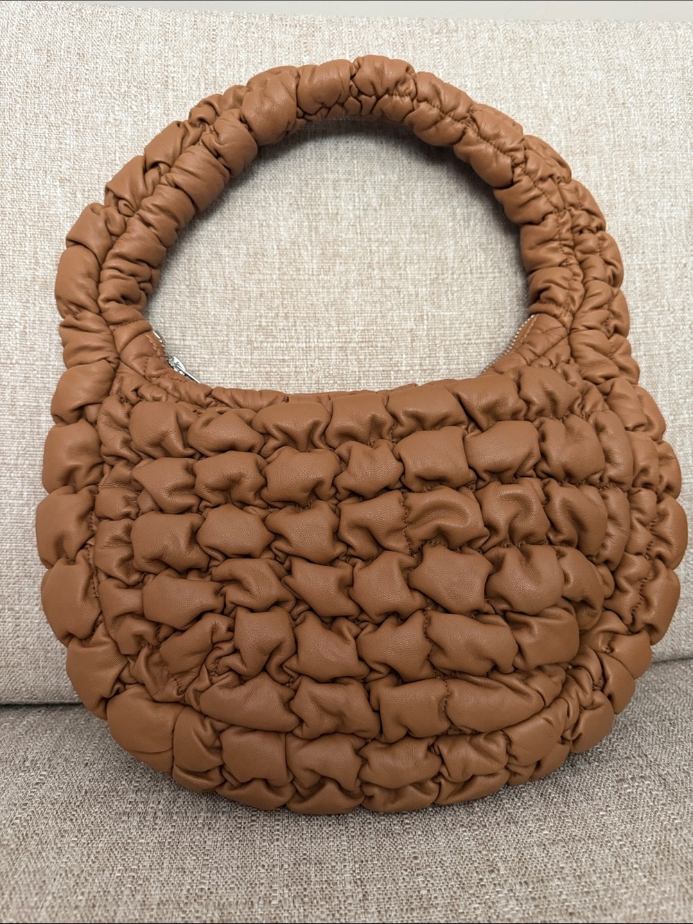 COS quilted leather shoulder bag